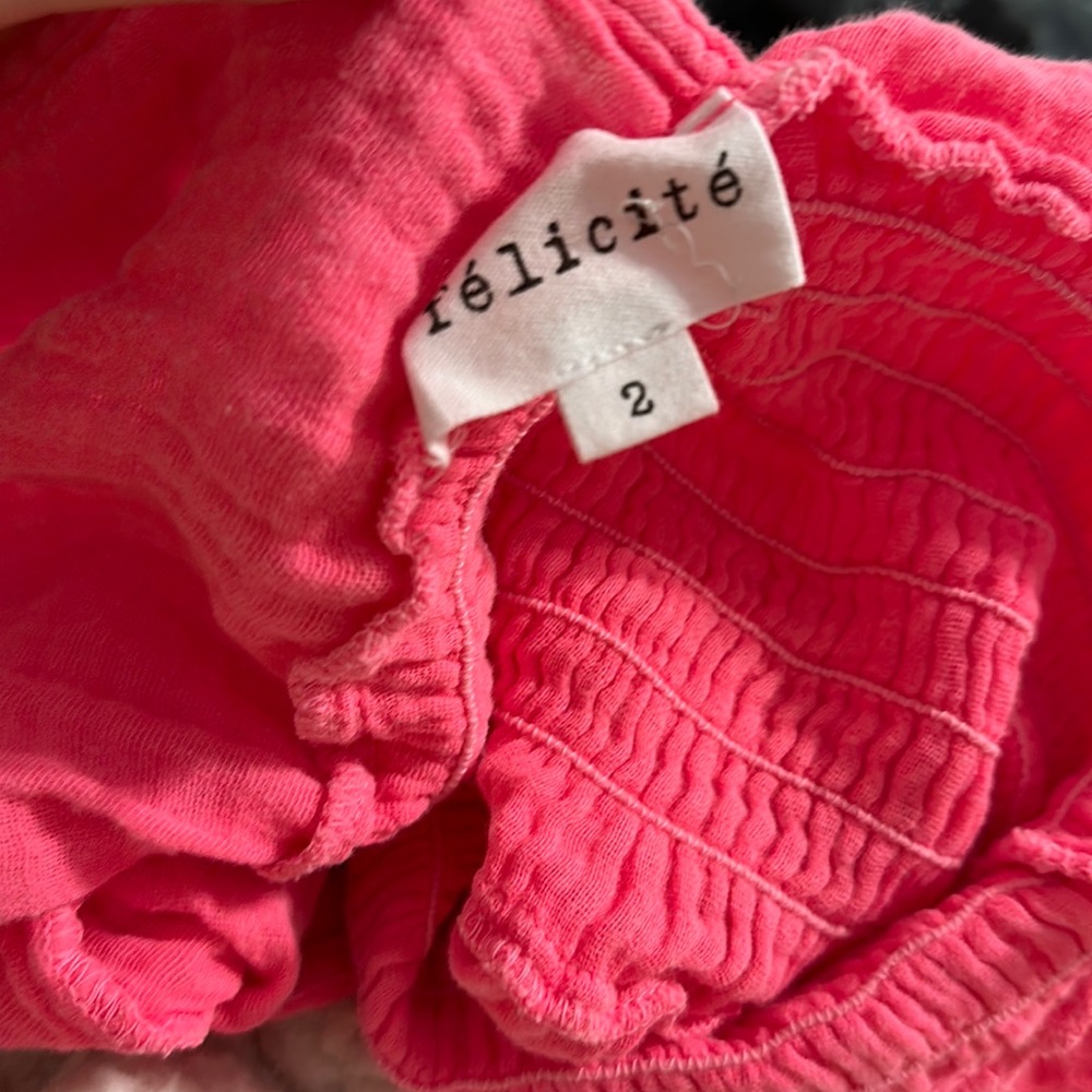 Cotton smocked dress